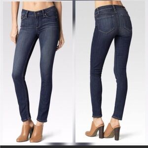 Paige Denim Skyline Ankle Peg, Medium Wash, Blue, Skinny, jeans, pants 29